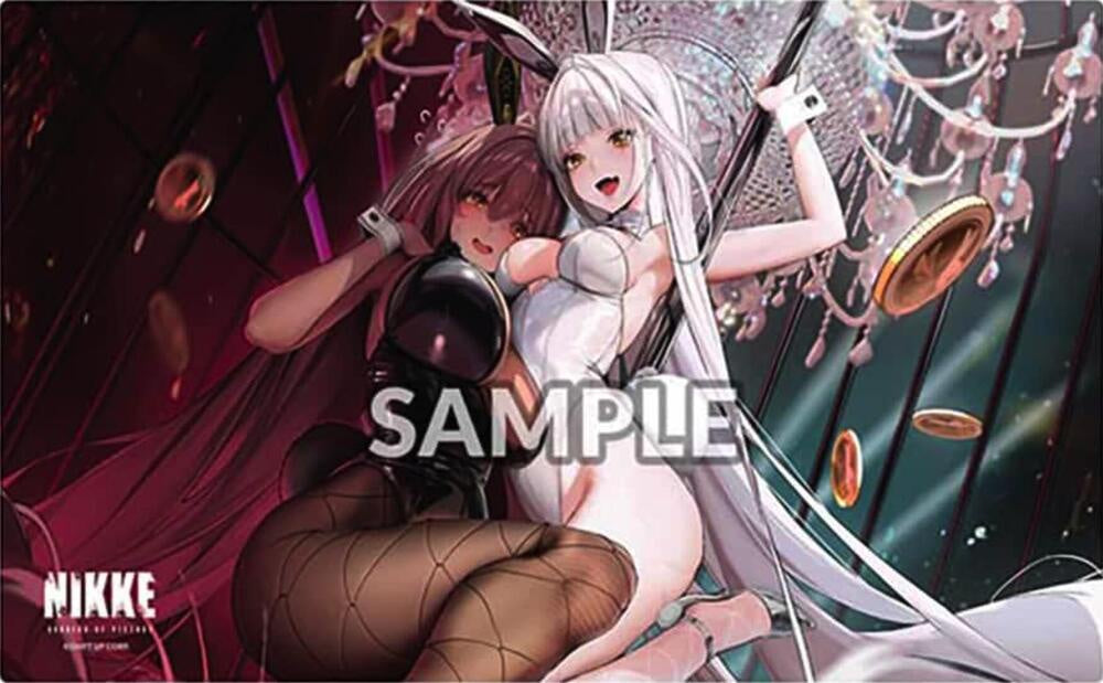 Bunny X 777 Noir & Blanc Playmat