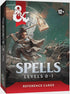 D&D Spells Levels 0-1 Reference Cards
