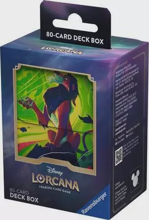 Disney Lorcana TCG: Azurite Sea - Deck Box, Scar