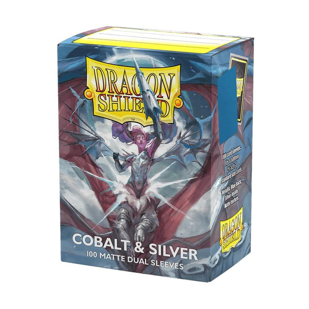 Dragon Shield: Dual Matte - Cobalt & Silver