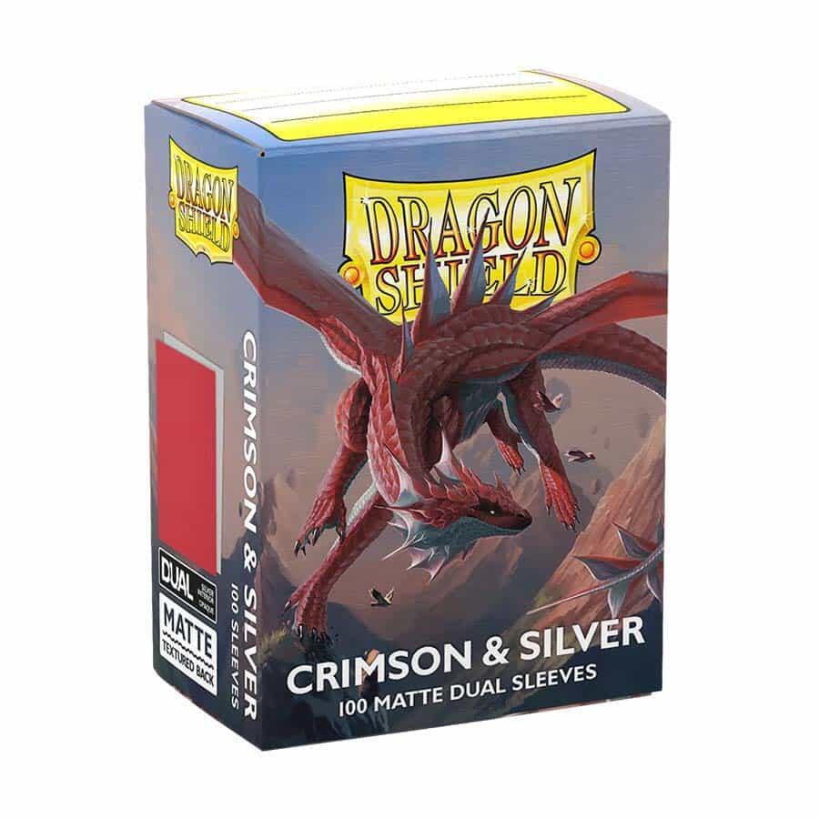 Dragon Shield Dual Matte Crimson & Silver