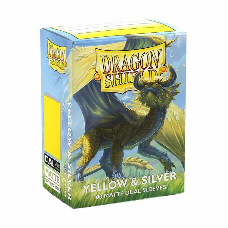 Dragon Shield Dual Matte Yellow & Silver