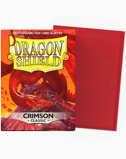 Dragon Shields: Matte - (100) Classic Crimson (DISPLAY 10)