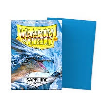 Dragon Shields: (100) Matte Sapphire (DISPLAY 10)