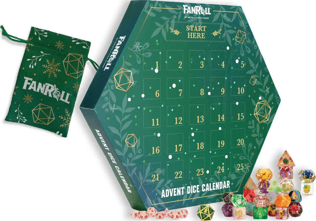 Fanroll Advent Dice Calendar 2025