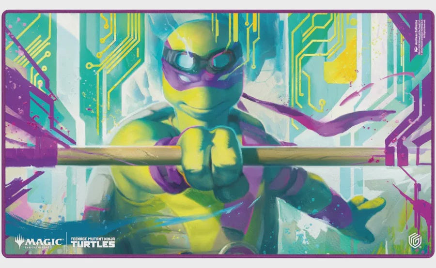 MTG TMNT Playmat Donatello's Technique