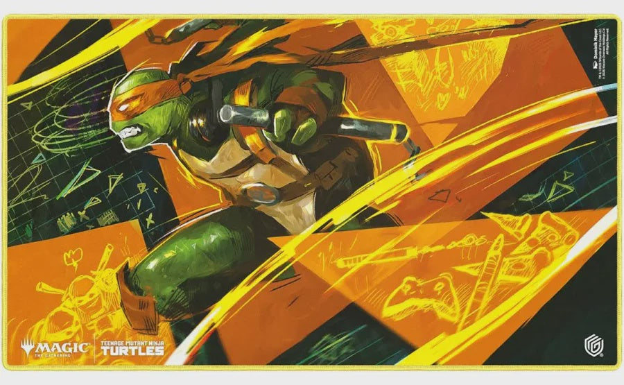 MTG TMNT Playmat Michelangelo's Technique