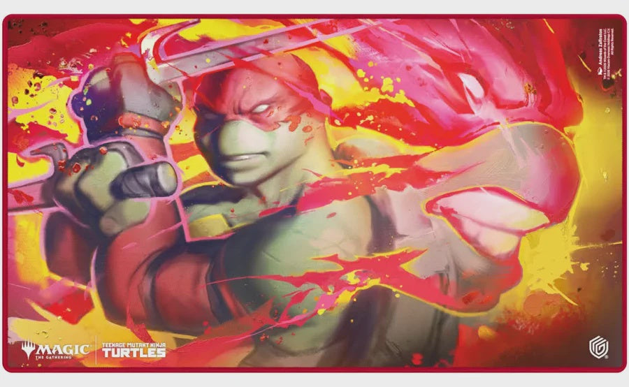 MTG TMNT Playmat Raphael's Technique
