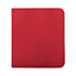 Vivid 12 Pocket Zipper Binder Red